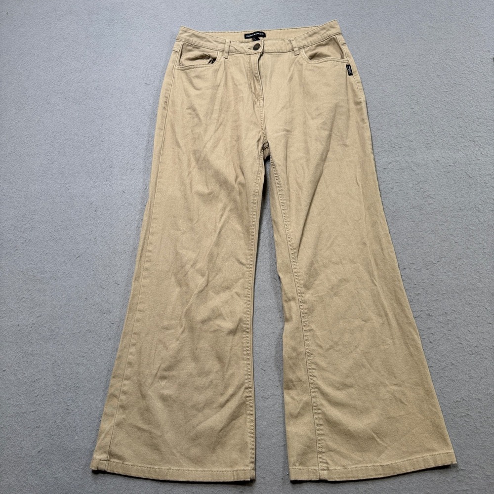 Silver Jeans Women's 8 Brown Khaki Ashley Baggy Wide Leg High Rise Stretch Y2K